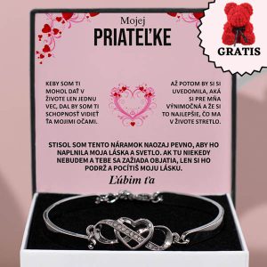 Od priateľa priateľke | JULIET_HEARTBRACELET_LOVEBEAR