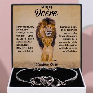 Od otca dcére | LEONA_HEARTBRACELET