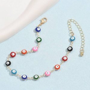 Náramok na členok s amuletom | EVILEYE