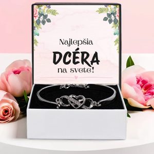 Najlepšia dcéra na svete! | DAUGHTER_HEARTBRACELET